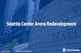 Seattle Center Arena Redevelopment...Motorists circulating for parking Parking reservation and best practices systems c. Post-event garage flush Modification of 2 nd Ave PBL: to allow