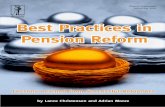 Best Practices in Pension Reform - Reason Foundation · in pension reform and is largely an excerpt from our Pension Reform Handbook: A Starter Guide for Reformers, published in July