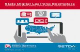 State Digital Learning Exemplars · teaching, learning, and leadership. The Friday Institute conducts research, develops educational resources, provides professional development programs