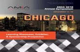 AMIA 2016 Annual Symposium · 2016-08-10 · AMIA 2016 ANNUAL SMPOSIUM NOVEMBER 12-16 • CHICAGO LEARNING SHOWCASE AND EHIBITION 3 AMIA Learning Showcase and Exhibition By taking