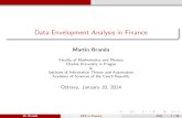 Data Envelopment Analysis in Finance - Univerzita Karlovaartax.karlin.mff.cuni.cz/~branm1am/presentation/DEA_in_finance_20… · Data Envelopment Analysis Data Envelopment Analysis