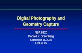 Digital Photography and Geometry Capture · (The Story of Kodak, Douglas Collins p. 205) Protective Layer Blue-sensitive Emulsion ... •Photographic methods ... Note: They have also