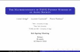 The Macroeconomics of PAYG Pension Schemes in an Aging … Belspo 2016.pdf · Bel-Ageing Meeting 10 March 2016: Programme Bart Cr epeau (KUL) and Andr Decoster (KUL) "Random utility