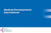 Medical Developments International · 2. Dominate the Respiratory Medical Devices market domestically and internationally 3. Provide unique and innovative products to assist our customers