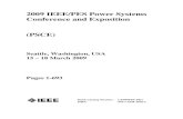 2009 IEEE/PES Power Systems Conference and …toc.proceedings.com/05155webtoc.pdfSeattle, Washington, USA 15 – 18 March 2009 IEEE Catalog Number: ISBN: CFP09PPS-PRT 978-1-4244-3810-5