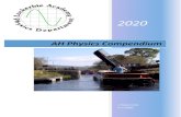 AH Physics Compendium · AH Physics Compendium 2020 9 | P a g e The Physics Course Course content The course content includes the following areas of physics: Rotational motion and