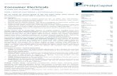 INSTITUTIONAL EQUITY RESEARCH Consumer Electricalsbackoffice.phillipcapital.in/Backoffice/Research... · Channel partners started stocking products such as washing machines, water