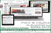Print & Digital Advertising - Amazon S3 · • 25% discount applies to any retail ad which is published for a second run and 50% discount to any retail ad published a third or more