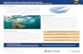 MICROPLASTICS AND NANOPLASTICS: ECHA AND ......MICROPLASTICS AND NANOPLASTICS: ECHA AND EFSA WORKING TO PROTECT THE EU BACKGROUND} The environmental and human health risks posed by