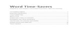 Word Time-Saversmathcs.wilkes.edu/~wagnerja/usac/WordTimeSavers.pdf · Now, suppose after creating the initial TOC you have added several pages, and perhaps new headings. To update