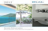 SimplyBalustrades · ¡ Fully anodised in a stainless steel effect Posiglaze Kit · Surface Mounting For surface mounting for glass thickness 12 mm, 15 mm, 17.5 mm, 19 mm and 21.5