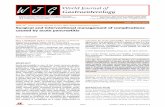 th Anniversary Special Issues (20): Gastrointestinal ......and the role of surgery are still controversial. Despite surgery being effective for infected pancreatic necrosis, it carries