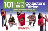 101 HH e-book cover · CELEBRATING 500 ISSUES WITH CLEVER SOLUTIONS TO EVERYDAY PROBLEMS 101HandyHints ® Blowapartstuck5-gal.buckets MydadandIhavefiguredoutawaytogetthosestuck-together5-gallon