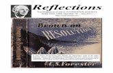 Reflections - WordPress.com · Victorian era and grew up during the tumultuous first decade of the twentieth century. CS Forester being born in 1899, with Brown being born, of necessity