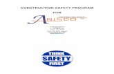 CONSTRUCTION SAFETY PROGRAM FOR · health hazards, including the potential hazards of confined spaces, and develop a plan for safeguarding this company’s workers which may include