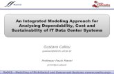 An Integrated Modeling Approach for Analyzing ... · Analyzing Dependability, Cost and Sustainability of IT Data Center Systems ... Data Center Infrastructure 6 ... • A Reliability