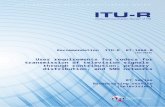 RECOMMENDATION ITU-R BT.1868-0( - User requirements for ... آ  Web view RECOMMENDATION ITU-R BT.1868-0(