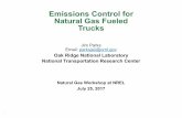 Emissions Control for Natural Gas Fueled Trucks - Energy.gov · “Greenhouse Gas Emissions Standards and Fuel Efficiency Standards for Medium - and Heavy-Duty Engines and Vehicles