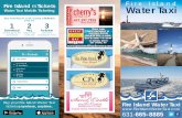 Fire Island mTickets Fire Island Water Taxi Mobile ... · Call for Service. For Crossbay Service to Sayville. Call Sayville Ferries at 631-589-0810. To Ports East. Call for Service.