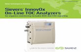 Water Technologies & Solutions Sievers InnovOx On-Line TOC ...€¦ · On-Line TOC Analyzers for organics monitoring includes BOD and COD reporting . overview Sievers InnovOx Total
