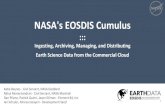 The Committee on Earth Observation Satellites (CEOS)ceos.org/document_management/Working_Groups/WGISS... · 2018-04-10 · Application Migration Pursuing Cloud Partnerships cloud