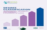 DEGREE CLASSIFICATION - GuildHE...DEGREE CLASSIFICATION TRANSPARENCY, RELIABILITY AND FAIRNESS – A STATEMENT OF INTENT 2 The UK higher education sector is committed to protecting