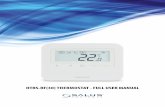 HTRS-RF(30) THERMOSTAT - FULL USER MANUAL · TABLE OF CONTENTS 1. Introduction .....5