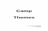 Camp Theme book · camps came together for the first time. From Saturday morning, to tea, the guides were working hard at first aid sessions. They did rest for morning and afternoon