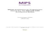 MIPS® Architecture Manual Volume IV-j: The MIPS® SIMD ...imgtec.eetrend.com/sites/imgtec.eetrend.com/files/... · The MIPS32® SIMD Architecture