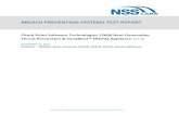 BREACH PREVENTION SYSTEMS TEST REPORT · NSS Labs Breach Prevention Systems Test Report –Check Point Software Technologies 15600 Next Generation Threat Prevention & Sand last™