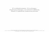 Evolutionary Ecology, Agroecology, Conservation, and ......Crop Evolutionary Agroecology Genetic and Functional Dimensions of Agrobiodiversity and Associated Knowledge Kristin L. Mercer,