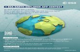 ESA EARTH EXPLORER APP CONTEST · Earth Explorers App Contest Terms and conditions General information The European Space Agency (ESA) has dedicated a large part of its activities