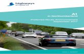 Preferred Route Announcement September 2017 · major A roads. The A1 in Northumberland is a key part of this investment. The A1 is one of the longest roads in the country, connecting