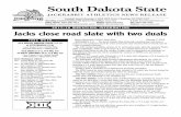 South Dakota State - Amazon S3 · 2018-02-07 · 2017-18 WRESTLING INFORMATION Jacks close road slate with two duals Sports Information Contact: Jason Hove February 7, 2018 BROOKINGS,