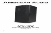 Professional Powered Two-Way Loudspeaker - B&H Photothis manual completely before attempting to operate your new speaker system. This booklet contains important information concerning