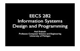 EECS 282 Information Systems Design and Programmingweb.eecs.umich.edu/~aprakash/eecs282/lectures/01-lecture.pdf · An Introduction to Software Design Version 1.1.14 Allen Downey Green