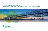 TABLE OF CONTENTS - LPHI · 2019-08-16 · Introduction 5 Behavioral Health in New Orleans 6 Assessment Approach 10 Crisis ... justice, and health and hospitals. The members of the