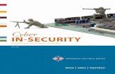 Cyber In-Security: Strengthening the Federal Cybersecurity ......Jul 22, 2009  · cyber in-security | strengthening the federal cybersecurity Workforce President Obama has declared