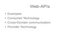 Web-APIs - elaspix.de · Web-APIs Examples ... Machine understandable due to semantic hierarchy. JSON