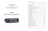 GPS CSB200 Class B AIS Transponder - Euronav€¦ · 1 x CSB200 Transponder unit 1 x Power Cable 1 x PC 9pin D Male to Female Programming cable 1 x 9pin D Male Plug with wire ends.