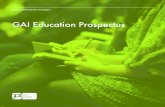 GAI Education Prospectus 20/21 files/GAI/Education/GAI... · resource library and FAQs – everything you’ll need in one area. lEArnEr fAcE To fAcE TrAInInG: We offer classroom