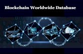 Blockchain Worldwide Database€¦ · SMART CONTRACT = Computer software coded and introduced into the SHARED DATABASE A little program stored in the Blockchain : Everybody has: •