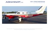 Corp. 2001 PIPER MERIDIAN Serial: 4697081 Registration: …...2001 PIPER MERIDIAN Sonia Farias | Office +1 (941) 296-7092 | Cell/WhatsApp +1 (941) 773-7605 | Fax +1 (941) 296-7096