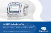 User Manual for Sapphire R13V01 - English Canda - Eitan Group† Resume Infusion After Pump Shut Down: Allows resuming an infusion after the pump has been shut down from a running