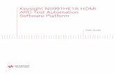 Keysight N5991HE1A HDMI ARC Test Automation Software ... · The set of test instruments that are used for a specific application are referred to in the following as “Test Station”