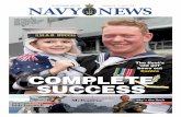 COMPLETE SUCCESS · 2019-06-25 · NAVYServing Australia with pride NEWSVolume 62, No. 11, June 27, 2019 COMPLETE SUCCESS The fleet’s ‘old girl’ bows out Centre ABMT Jackson