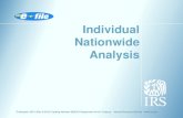 Individual Nationwide Analysis · Nationwide Analysis 9. Research & Analysis Project # 2-10-04-S-031 Research Group 2 September 2010 TY 2008 Nationwide ... e-file market segments