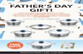 father’s day GIft!...AMC Cook’s Book free gifts 28 cm Chef's Pan 24 cm Gourmet High 24 cm Gourmet Roaster 30 cm Gourmet Roaster 30 cm Gourmet Roaster 20 cm Gourmet High promotion