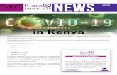NEWS · 2020-04-17 · 1 16th Issue april 2020 The Riara University Newsletter NEWS The COVID-19 is a new virus linked to the same family of viruses as Severe Acute Respiratory Syndrome