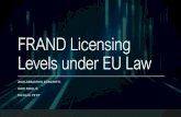 FRAND Licensing Levels under EU Law - 4iP Council...•Putnam and Williams (2016) analysed claims of Ericsson’s 2G/3G and 4G SEPs. Found that claims of Ericsson’s SEPs read on: